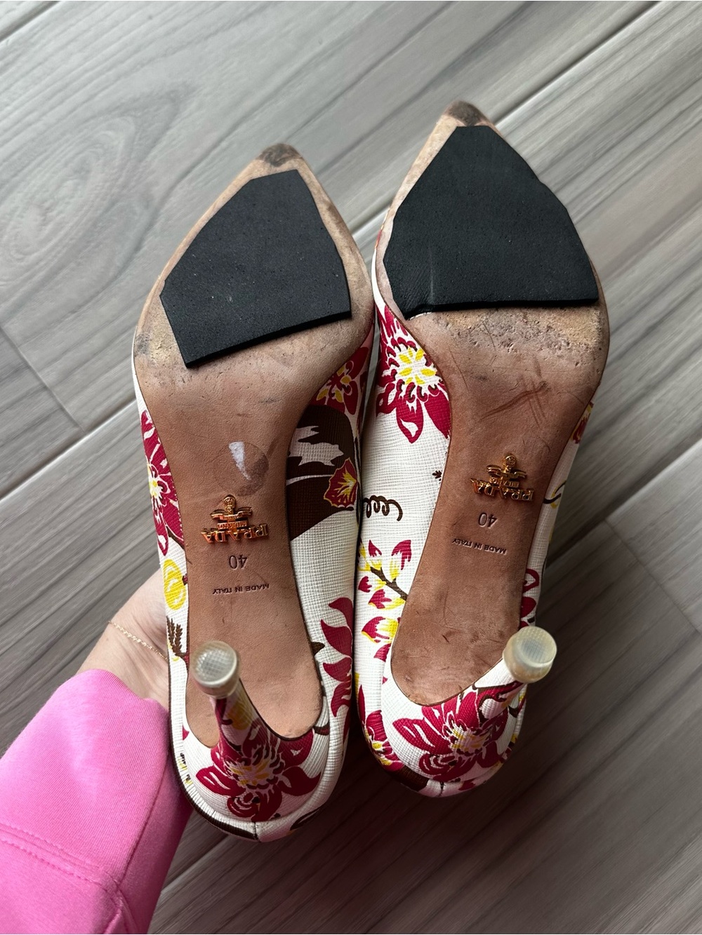 PRADA Floral Pumps - Picture 4 of 7
